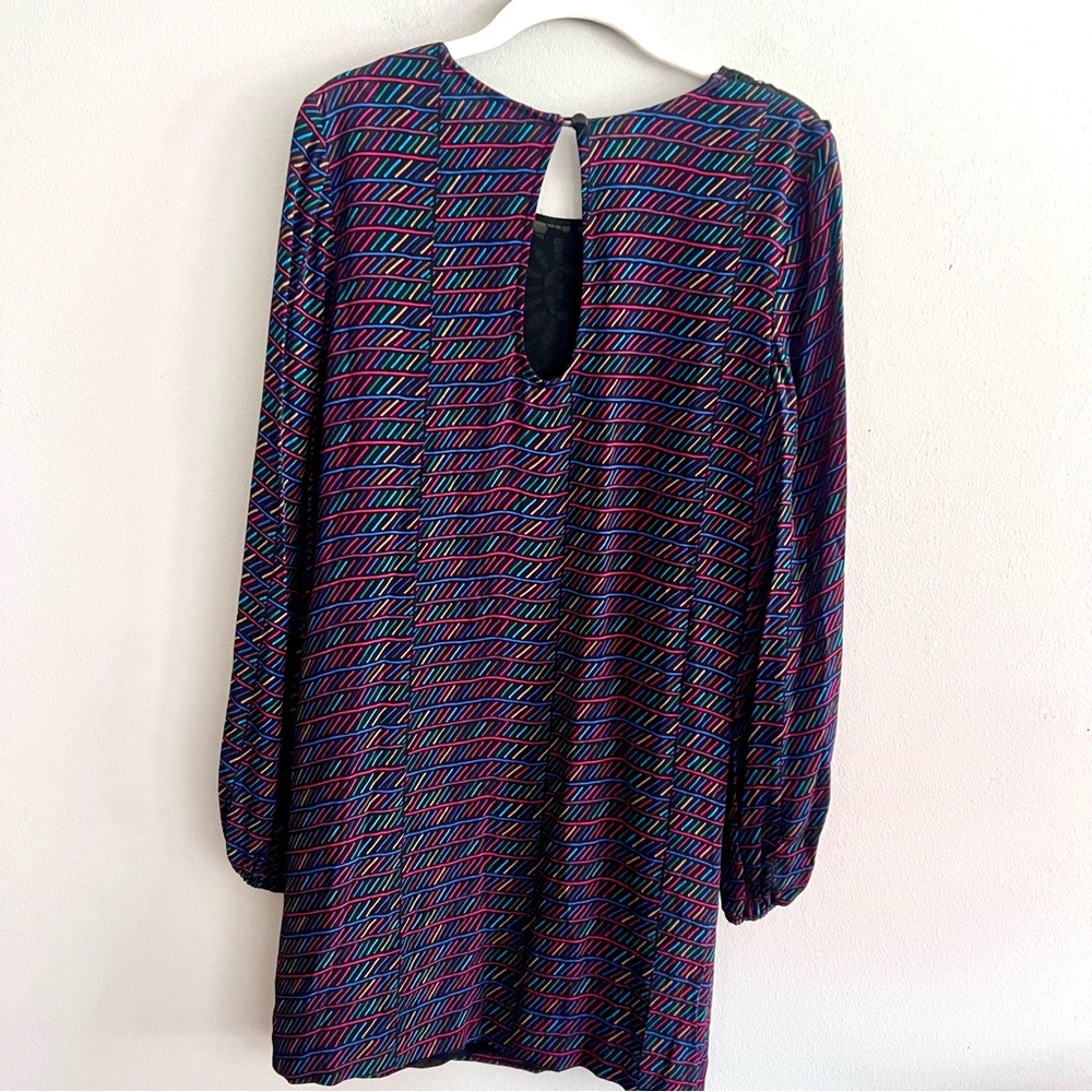 Tracy Reese Black Dress with Multicolor Accents size small NWT - Picture 9 of 12